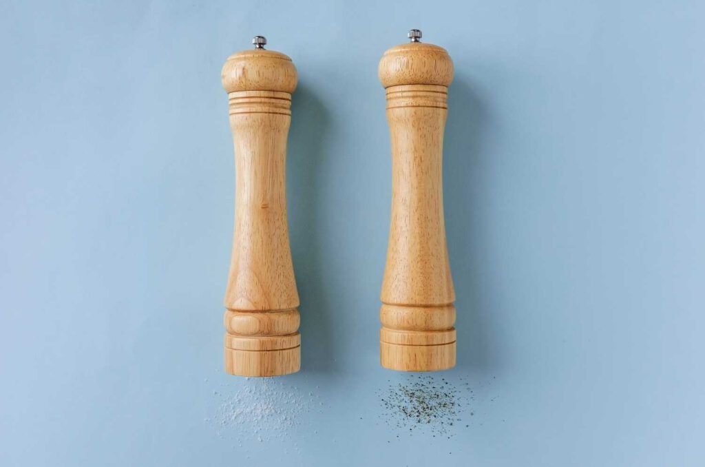 houten peper en zoutmolen